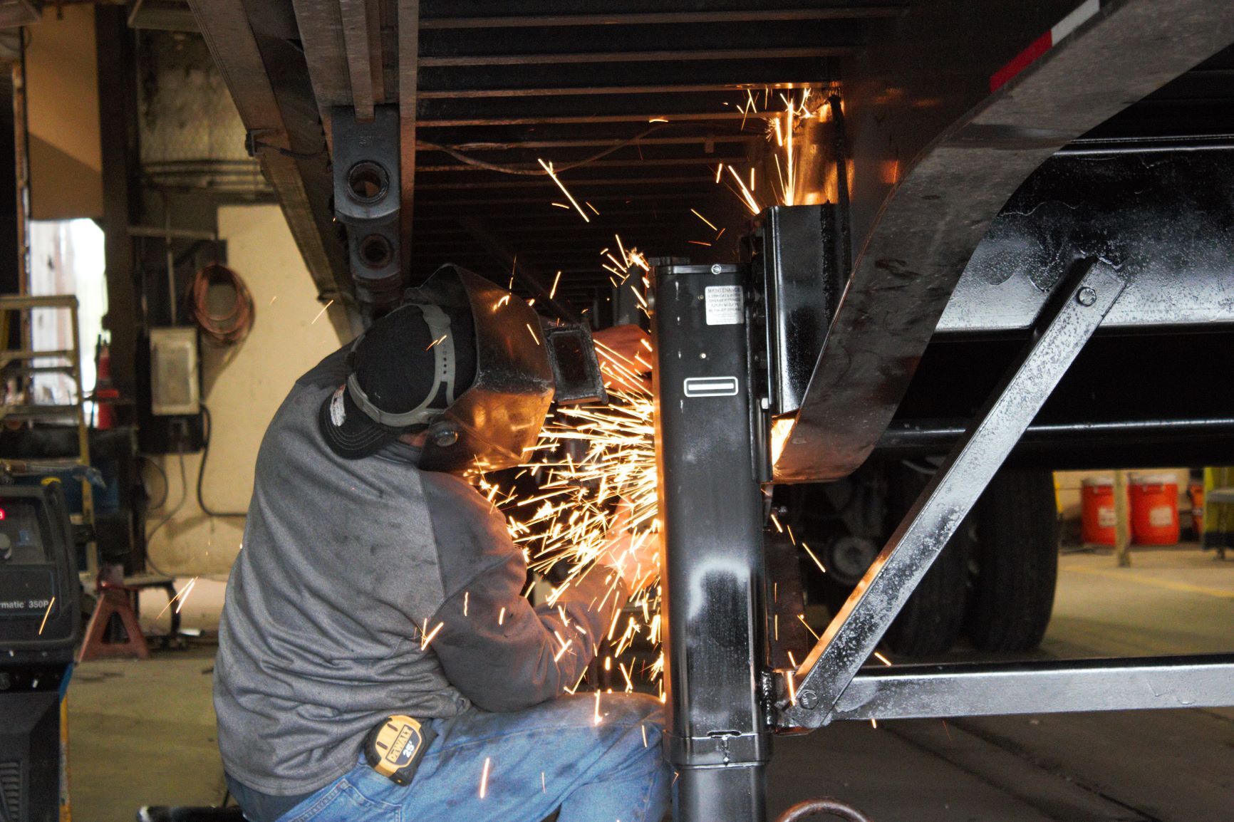 DTR service technician welding