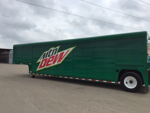 Pepsi trailer refurbishment